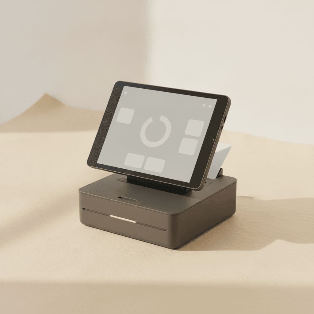Android-Kassentablet mit geöffneter Kassensoftware